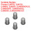 4pcs Grey Mixer Knobs Replacement for Pioneer DJ Controller – Durable Trim Knobs with Precise Grip Control 3