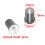 4pcs Grey Mixer Knobs Replacement for Pioneer DJ Controller – Durable Trim Knobs with Precise Grip Control 5