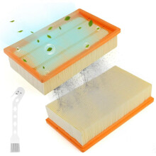 Vacuum Filter for  Gas 35 L,M SFC,AFC Professional Flat Pleated Filter Vacuum Cleaner Filter Kit
