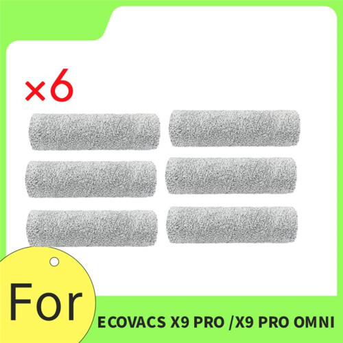 6 Pcs Roller Rag for  X9 PRO /X9 PRO OMNI Sweeper Accessories 2