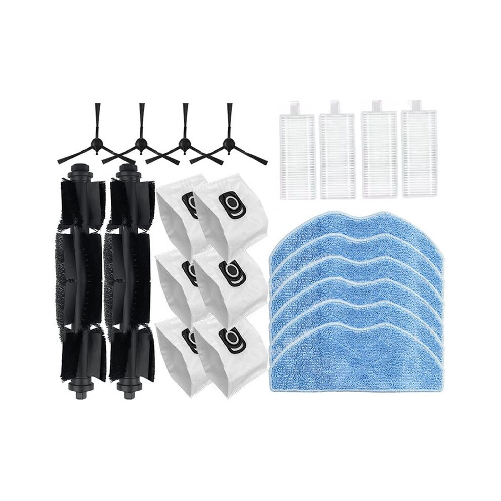 22Pcs For Rowenta X-Plorer Serie 75S Rr8577wh 75S+ Rg8597w Vacuum Cleaner Spare Parts Brush Filter Mop Dust Bag 6033015132255
