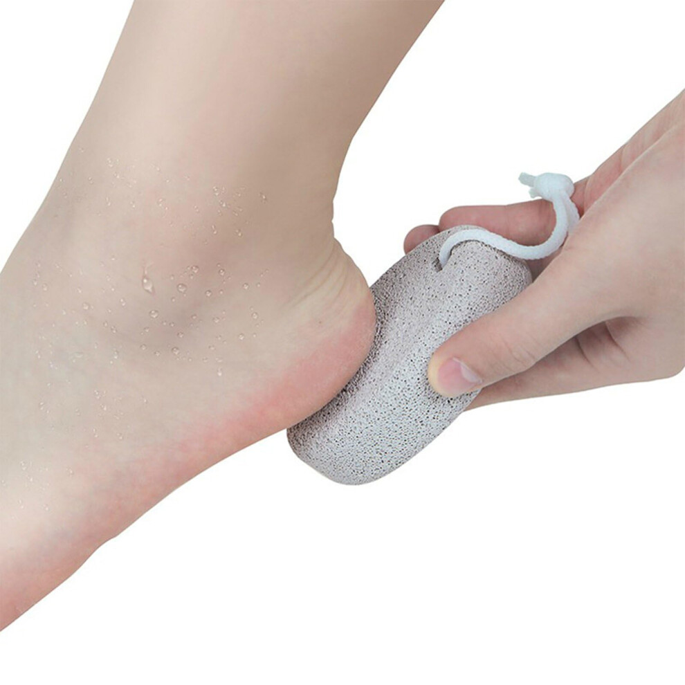 2PCS Natural Lava Pumice Stone for Feet Callus Remover, Pedicure Foot Exfoliation Tool for Smooth Heels
