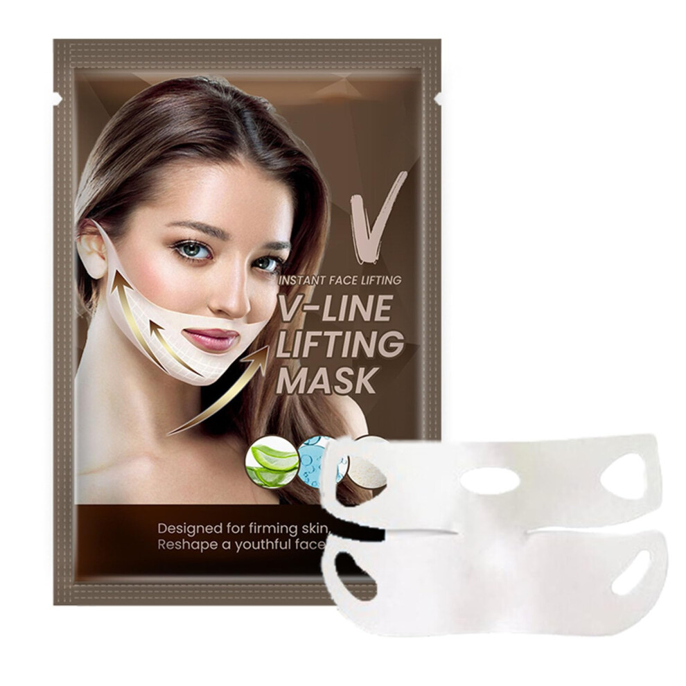 V Line Lifting Mask 3PCS Double Chin Reducer Chin Slimming Strap for Firming Jawline Lift