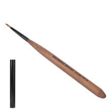 Professional Nail Art Brush for Gel and Acrylic Nails with Ergonomic Wooden Handle and Durable Nylon Bristles (06)