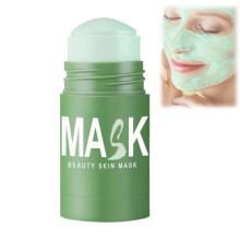 Green Tea Mask Stick for Deep Pore Cleansing and Oil Balance, Moisturizing Clay Face Mask 1pcs