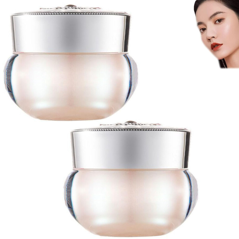 Niacinamide Tone Up Cream 2pcs, Brightening Face Moisturizer for All Skin Types, LongLasting Waterproof Finish