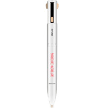 Blonde 4 in 1 Waterproof Eyebrow Pencil for Women Long Lasting Dual Shade Brow Defining and Highlighting Pen