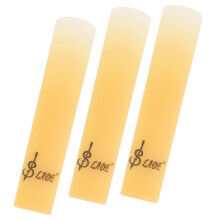 Resin Clarinet Reeds 3 Pack Durable Synthetic Reeds with Smooth Tone for Beginners and Pros