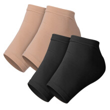 2 Pairs Heel Protector Socks for Cracked Heels Moisture Lock Design Reusable Breathable Heel Support