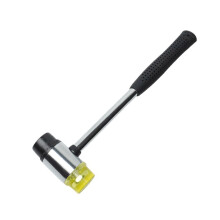 25mm Double Headed Guitar Fret Hammer for Luthier Fretwork, Durable Steel Construction with Ergonomic Rubber Grip