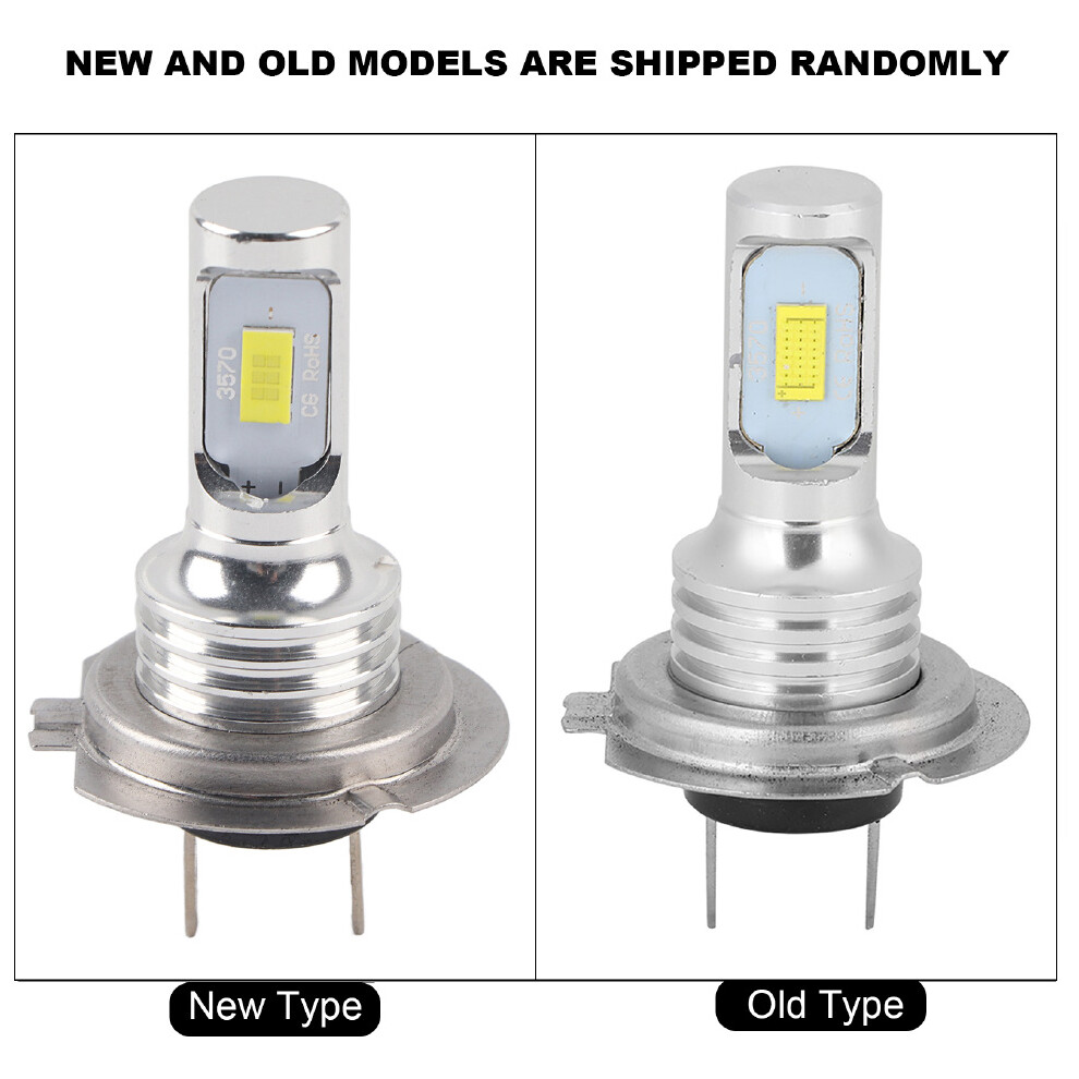 2Pcs 80W H7 Led Fog Lights 6000K 12V White 9481393552429