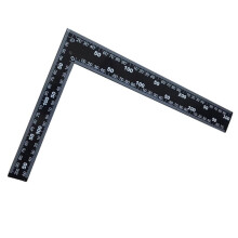 AliWuzn Edelstahl-Winkelmesser für Tischler- und Lederarbeiten, 8 X 12 Zoll