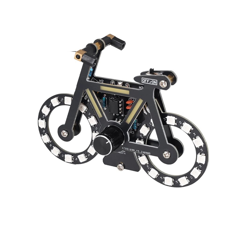 Diy Bike Soldering Project Bicycle Electronic Suite With Smd Rgb Led Lights Knob Control For Stem Education Toys Gift 4711106294502
