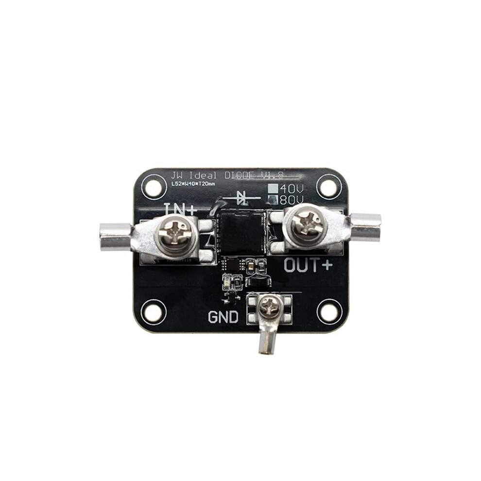 80V 50A Ideal Diode Controller Module 1.5 Milliohms Internal Resistance Solar Backflow Prevention Module Black 4713062036578