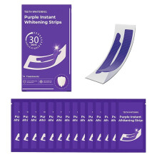 Teeth Whitening Strips - Gentle Formula for Daily Use, Brightens Teeth, Reduces Stains From Coffee, Tea, Wine