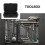 Compact Waterproof Tool Box - Small Portable Hard Plastic Storage Case with Carry Handle for Outdoor Use 5
