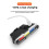 Bicycle Tri-Color Variable Light Taillight with USB and Solar Dual Charging, High-Brightness COB Strobe Light 4