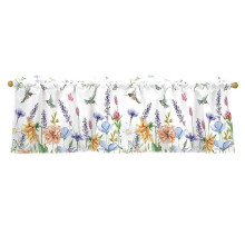 Floral Spring Valances 54x18 Inch- Perfect for Kitchen, Bathroom, Bedroom, and Living Room Decor