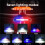Bicycle Tri-Color Variable Light Taillight with USB and Solar Dual Charging, High-Brightness COB Strobe Light 6