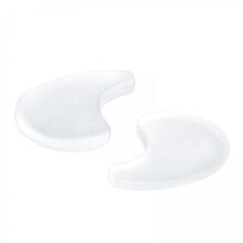 2 Pairs Gel Toe Separators for Foot Alignment, Clear Washable Toe Spacers for Overlapping Toes