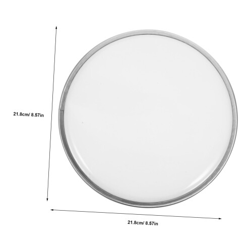 Durable Drum Practice Pad Replacement Head White Polyester Percussion Drum Skin for Consistent Performance 1