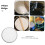Durable Drum Practice Pad Replacement Head White Polyester Percussion Drum Skin for Consistent Performance 4