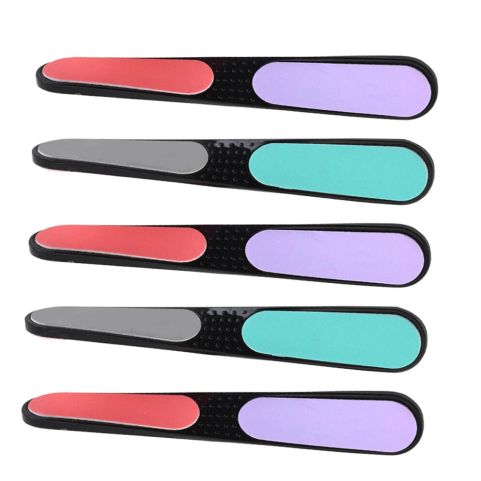 10pcs Four Sided Nail File and Buffer Set for Manicure Pedicure, Durable Polishing Finish