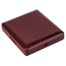 Bassoon Reed Case for 4 Reeds, Durable Wooden Body with Soft Velvet Lining, Compact Travel Holder