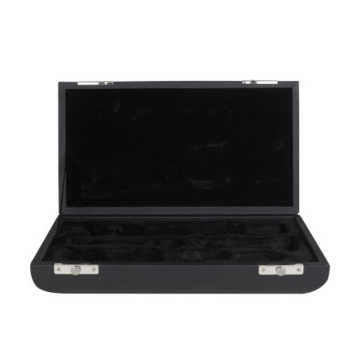 Compact Durable PU Oboe Case Bag with Secure Closure and Stylish Black Design for Easy Storage