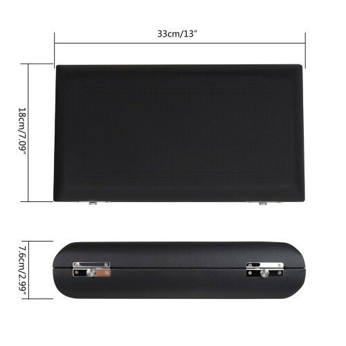 Compact Durable PU Oboe Case Bag with Secure Closure and Stylish Black Design for Easy Storage 2