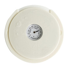 Guitar Humidifier with Built‑in Hygrometer Dial for Acoustic Guitar Soundhole Moisture Control, White