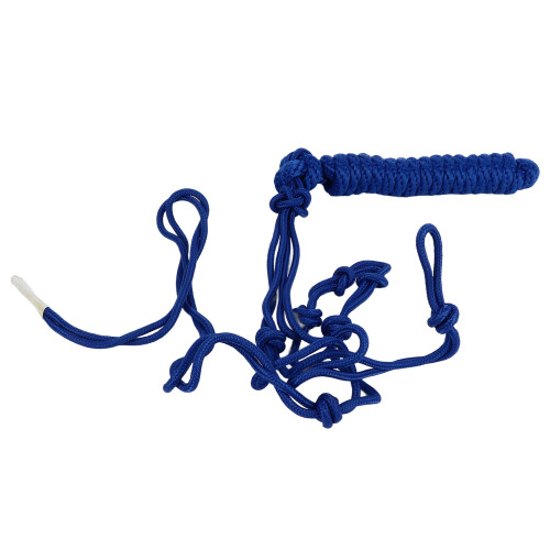 Rope Halter Multi-Knots, One Size, Blue, Polyester