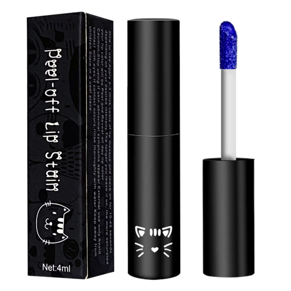 Peel Off Lip Gloss Kit with Long Lasting Liquid Lipstick, Waterproof Non Transfer Lip Stain