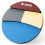 12' 4Surface Drum Practice Pad, Quiet Silicone Drum Pad with Realistic Rebound and NonSlip Base 1