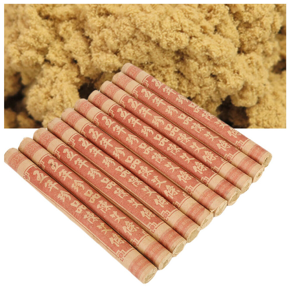 Grey 10:1 Moxa Sticks 10Pcs, 1.8X20cm Moxibustion