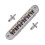 Electric Guitar Bridge Silver Roller Saddle with 2 Stopbar Studs, Smooth String Movement Upgrade 2