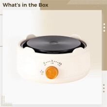 Electric Coffee Heater Milk Tea Mocha Heating Stove Hot Plate Multifunctional Cooking Pot Oven Furnace Cooker US
