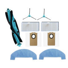 9 Pcs for Ultenic T20 Pro Sweeping Machine Accessories Main Side Brush Mop Filter Dust Bags