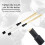 Drum Brushes Bamboo Drum Sticks with ABS Handle, Smooth Grip Control, Lightweight Blue Percussion Pair 5