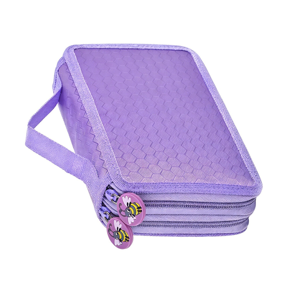 Purple Nails Polish Organizers Case Nail Supplies Storage Box