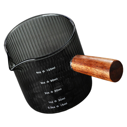 Espresso-Schnapsglas-Messbecher mit-120 ml rund, vertikal