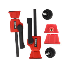 2Pcs Bench Dog Clamps for 20mm Holes, 70KG Black