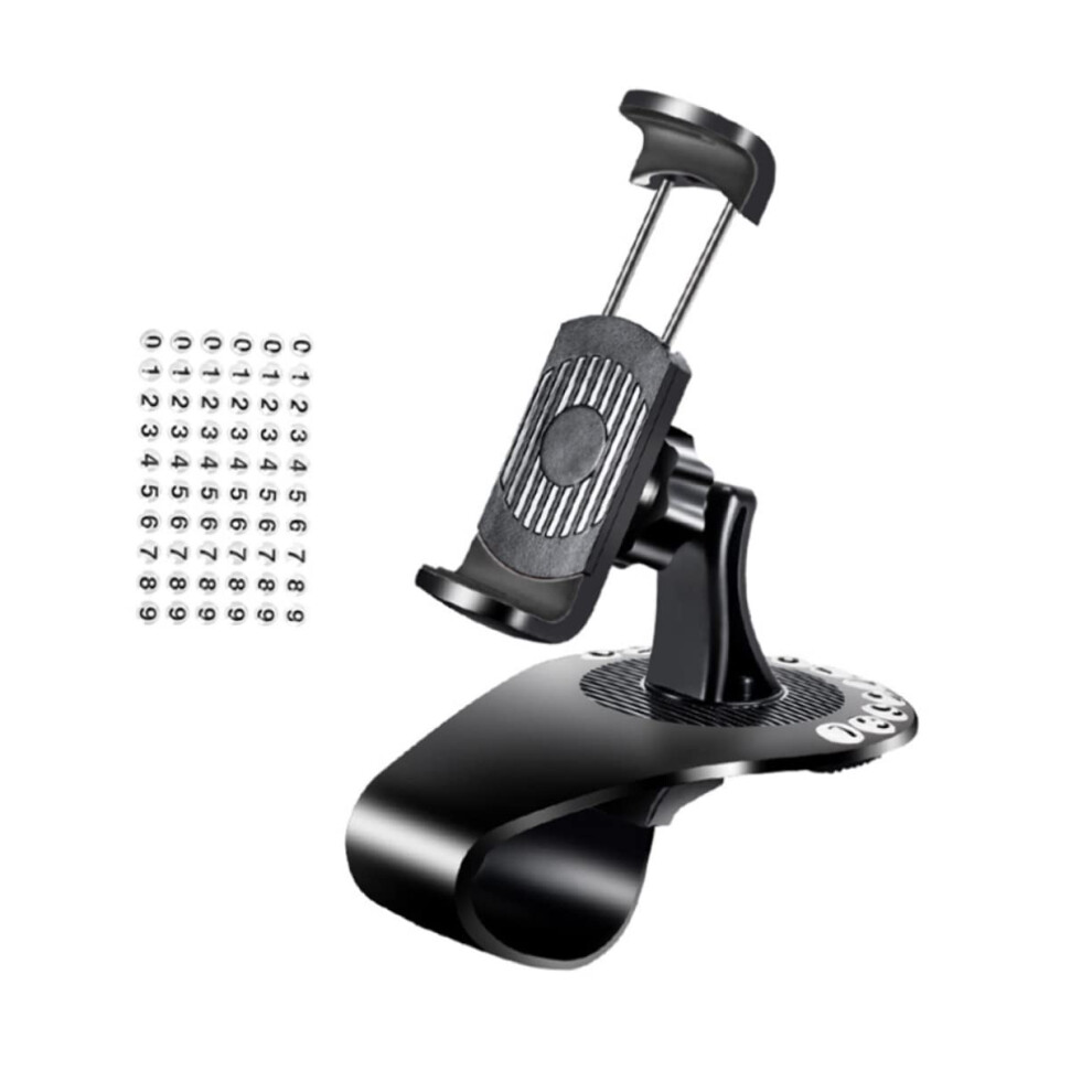 Magnetic Car Phone Holder 360 Rotating Dashboard Mount For Smartphone And Gps Black 9771547773252