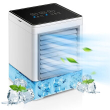 Portable Air Cooler,3-In-1 Mini Evaporative Cooler Personal Air Cooler,3 Fan Speed,Desktop Cooling Fan for Home, Office