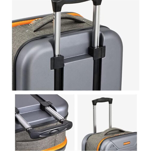 Foldable Carry On Suitcase with Wheels, Lightweight Hard Shell Luggage for Compact Travel Storage 2