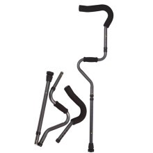 Adjustable Underarm Crutches for Adults Lightweight Folding Aluminum Walking Aid with NonSlip Tips