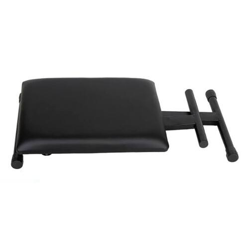 Adjustable Piano Bench with Padded Seat, XStyle Foldable Keyboard Stool, Durable Iron Frame, Black 2