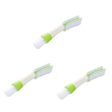 3pcs Car Vent Cleaning Brush Set DualEnd Design for Blinds and Air Vent Dust Removal