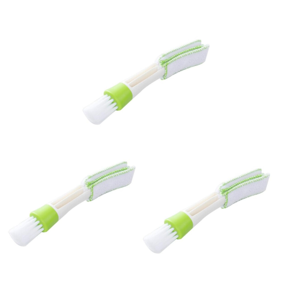 3Pcs Car Vent Cleaning Brush Set Dualend Design For Blinds And Air Vent Dust Removal 9330225245124