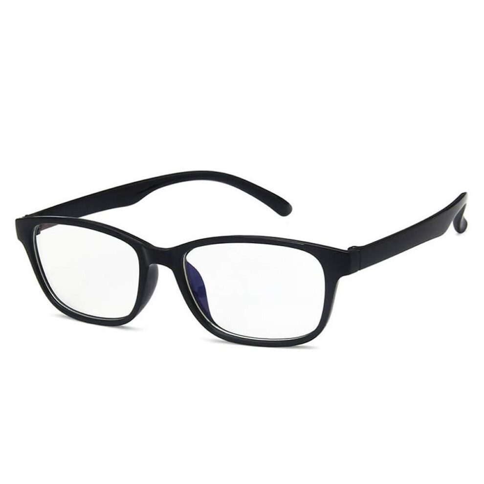 Blue Light Blocking Computer Glasses for Women and Men UV400 Filter Anti Eye Strain Transparent Lens